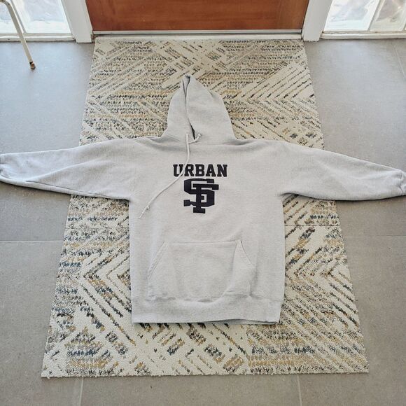 VTG Eagle USA Urban San Francisco Giants Hoodie Sweatshirt 1990s Graphic SZ M - Picture 7 of 12